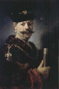 REMBRANDT Harmenszoon van Rijn The Polish Nobleman or Man in Exotic Dress oil painting